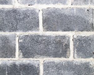 A close up image of a city brick wall.